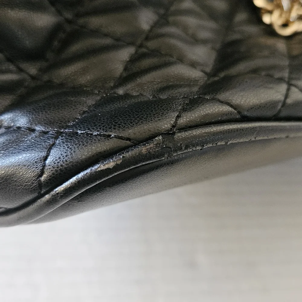 BCBG Paris quilted look black‎ shoulder bag